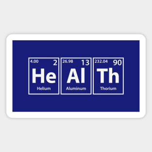 Health (He-Al-Th) Periodic Elements Spelling Magnet